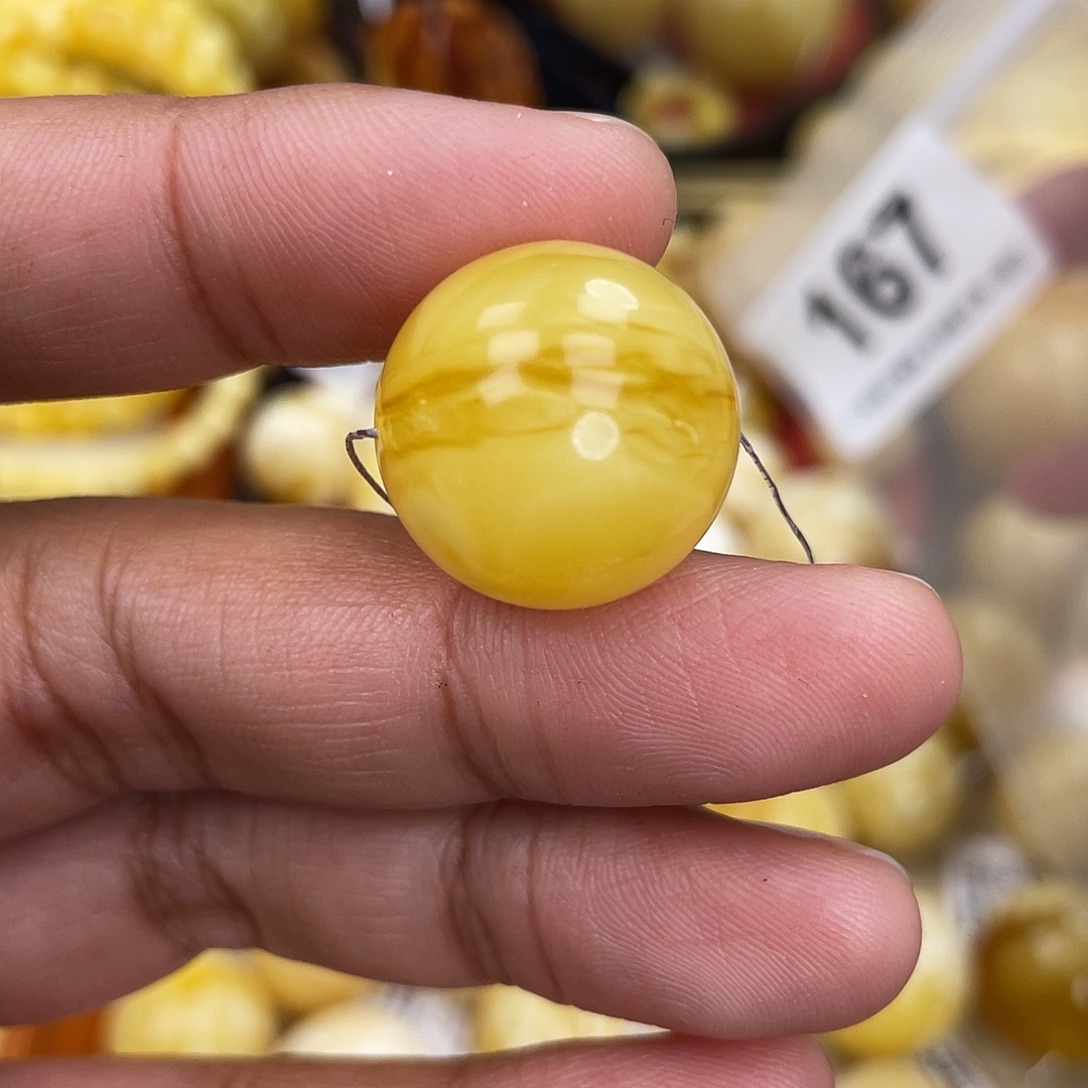 蜜蜡未镶嵌珠宝奇石19.2一线天