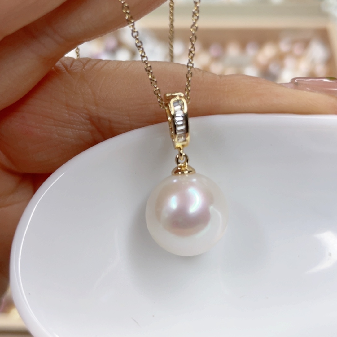 淡水珍珠未镶嵌吊坠(赠链)