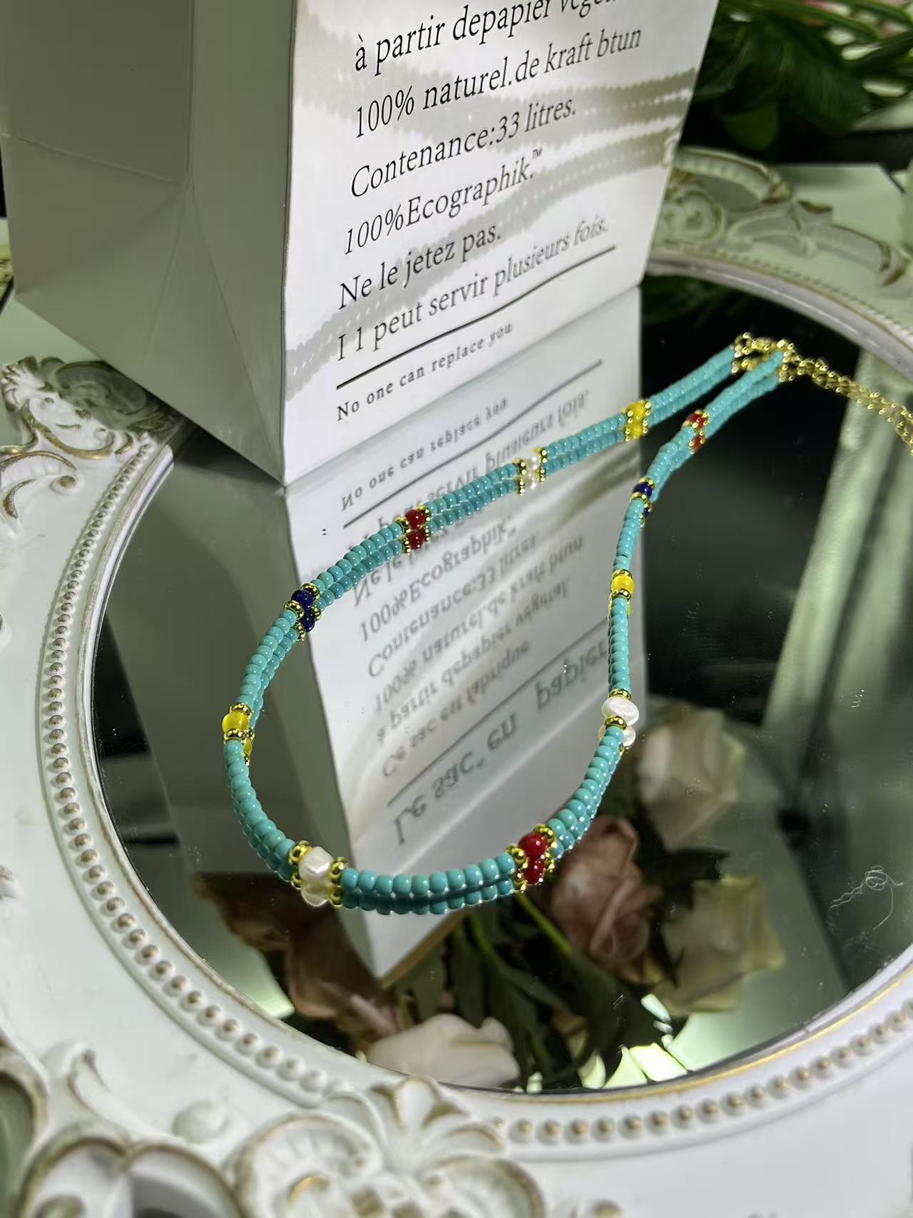 淡水珍珠 原创设计款气质轻奢多宝珍珠锁骨链项链一-101089