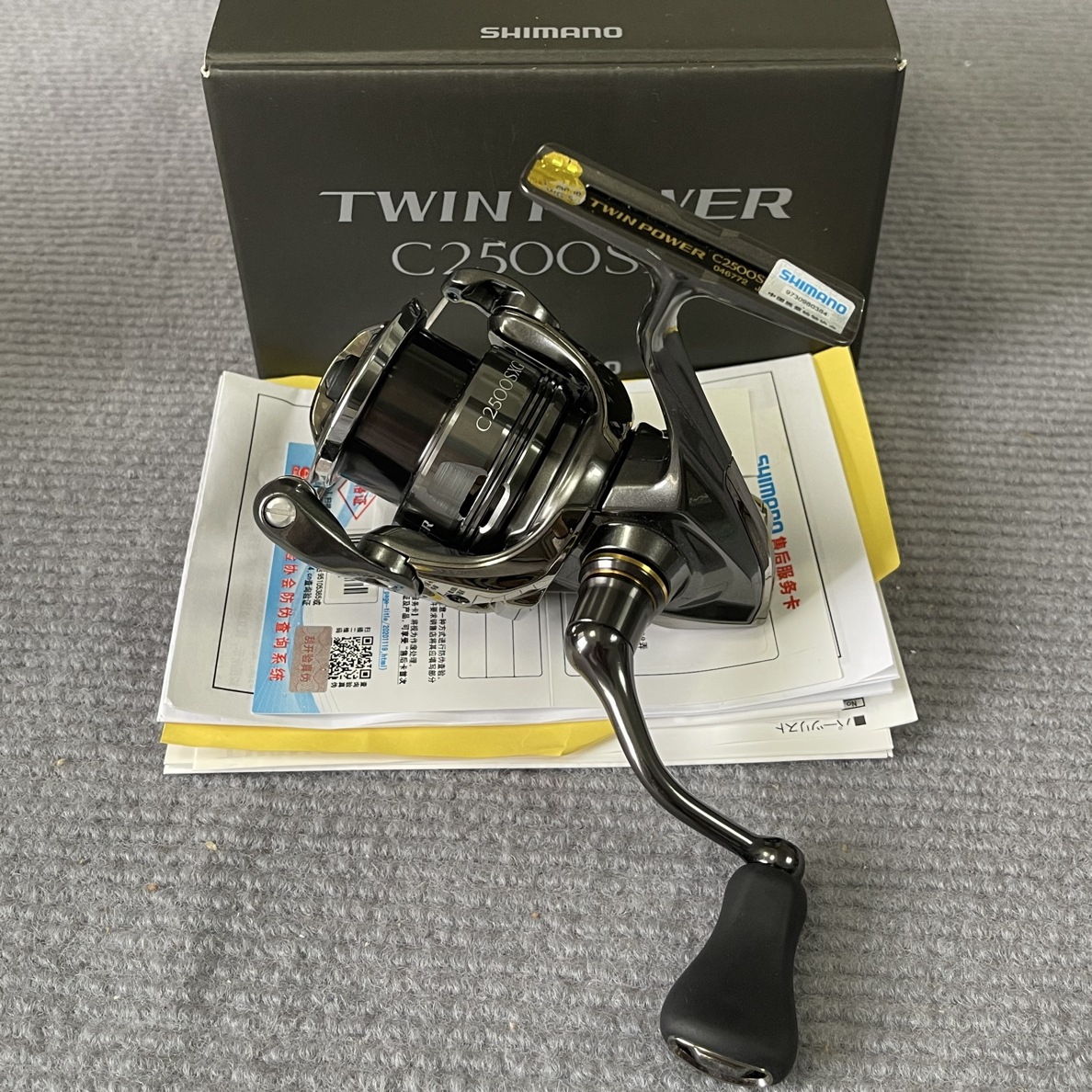 【99.99新】24听帕瓦c2500sxg纺车轮，顺滑没齿感，国行书盒齐全，有卡