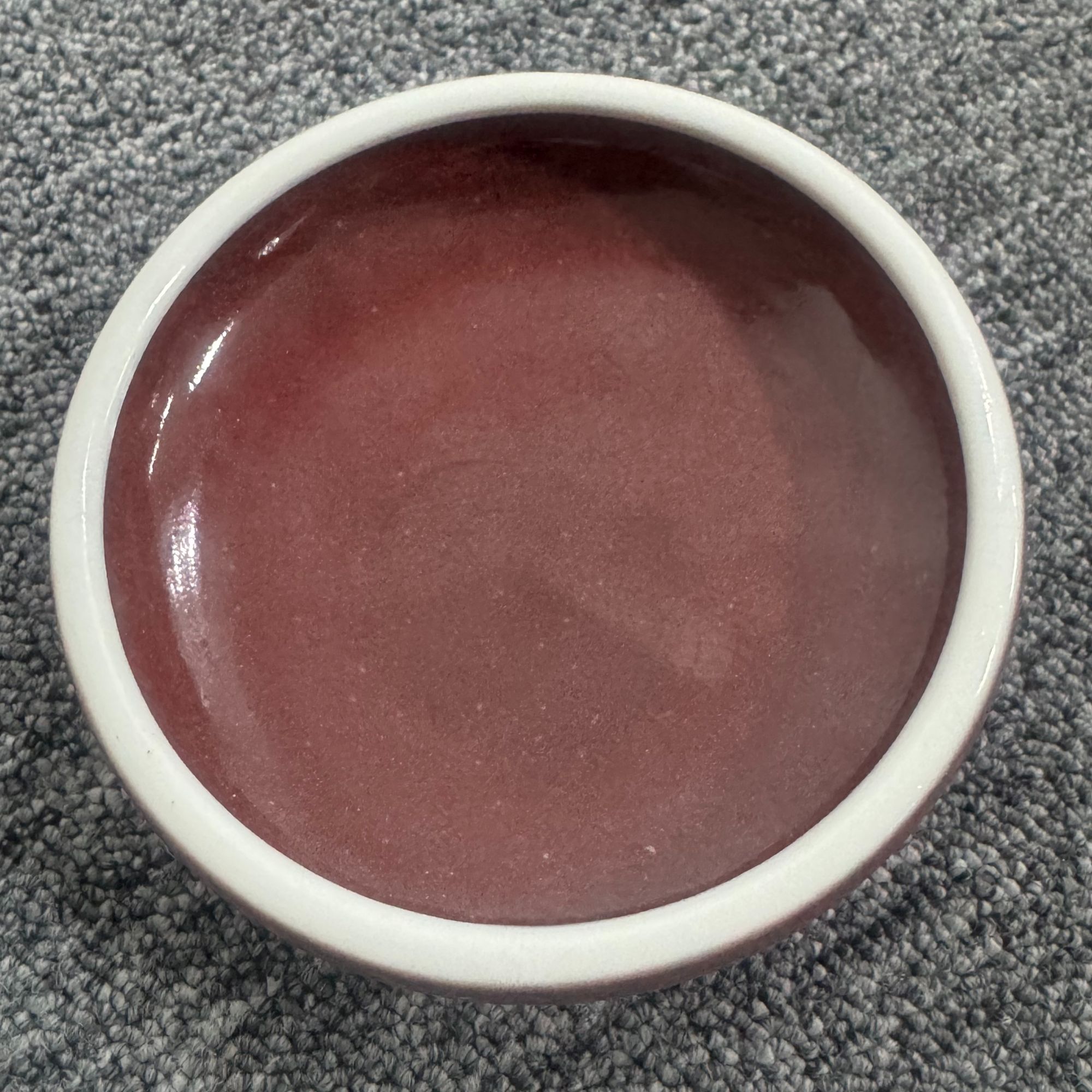 红釉笔洗6660097-直径12.5 高度4