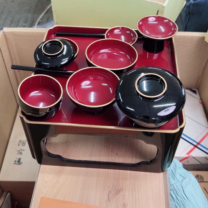 摆件一盒瓷器默认微瑕