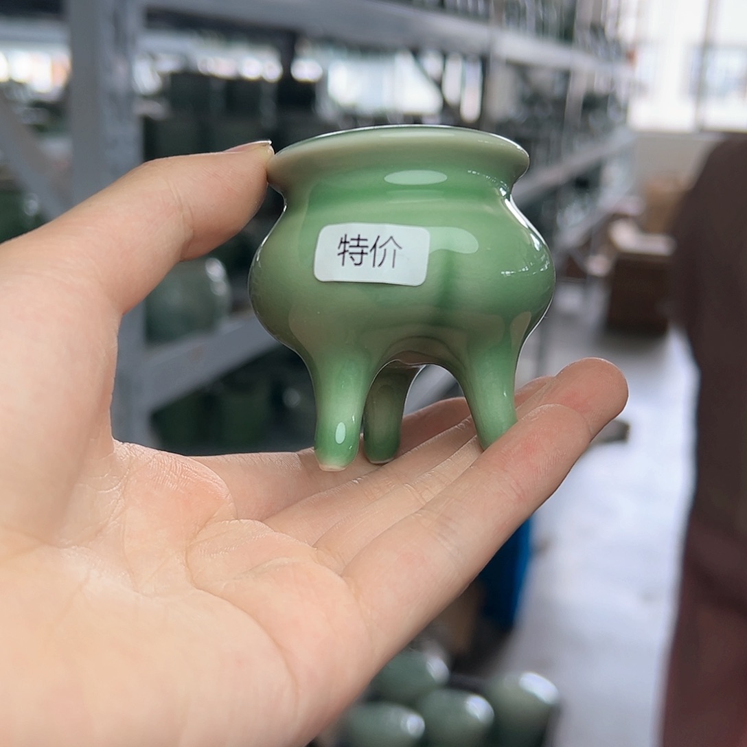 龙泉云间青瓷小米茶器