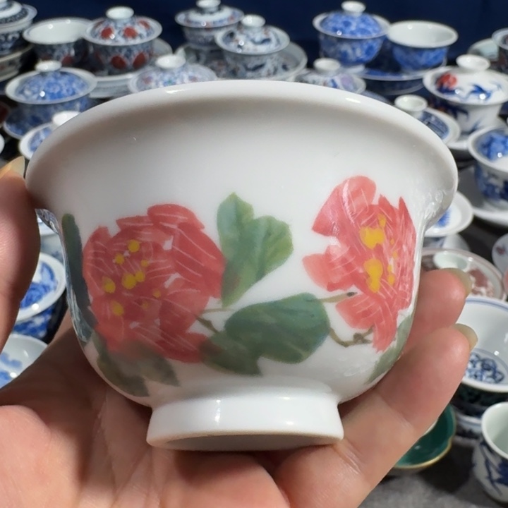 景德镇手工手绘杯