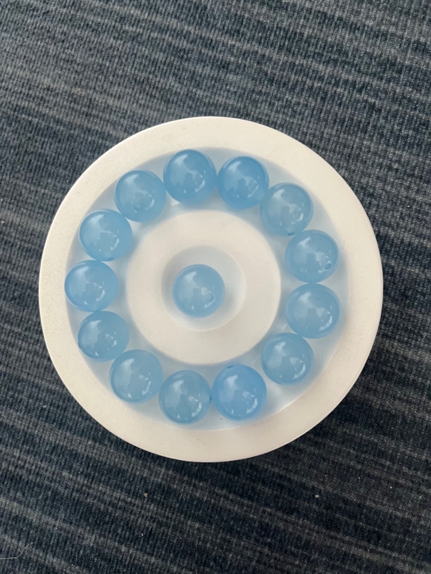 天然缅A翡翠 天空蓝卡14+  (一颗)多样性发货:顺丰快递