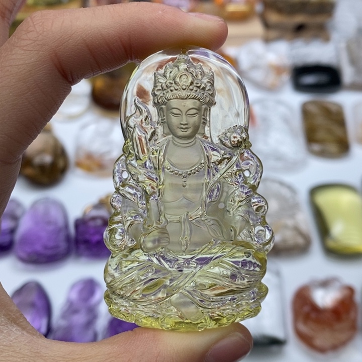 水晶颈饰未镶嵌乐****g定制