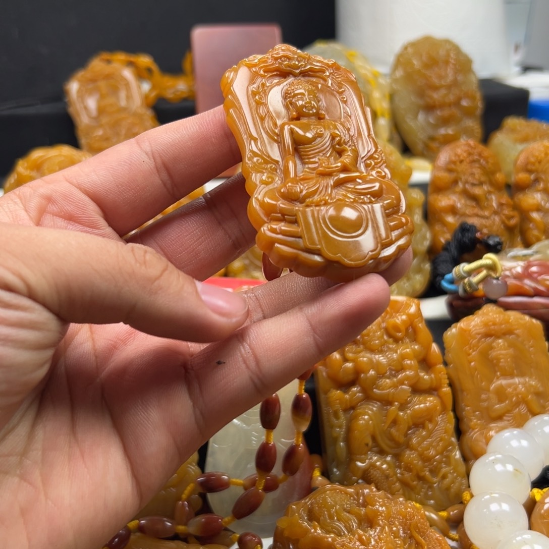 石英质玉（黄龙玉）未镶嵌多选一发货