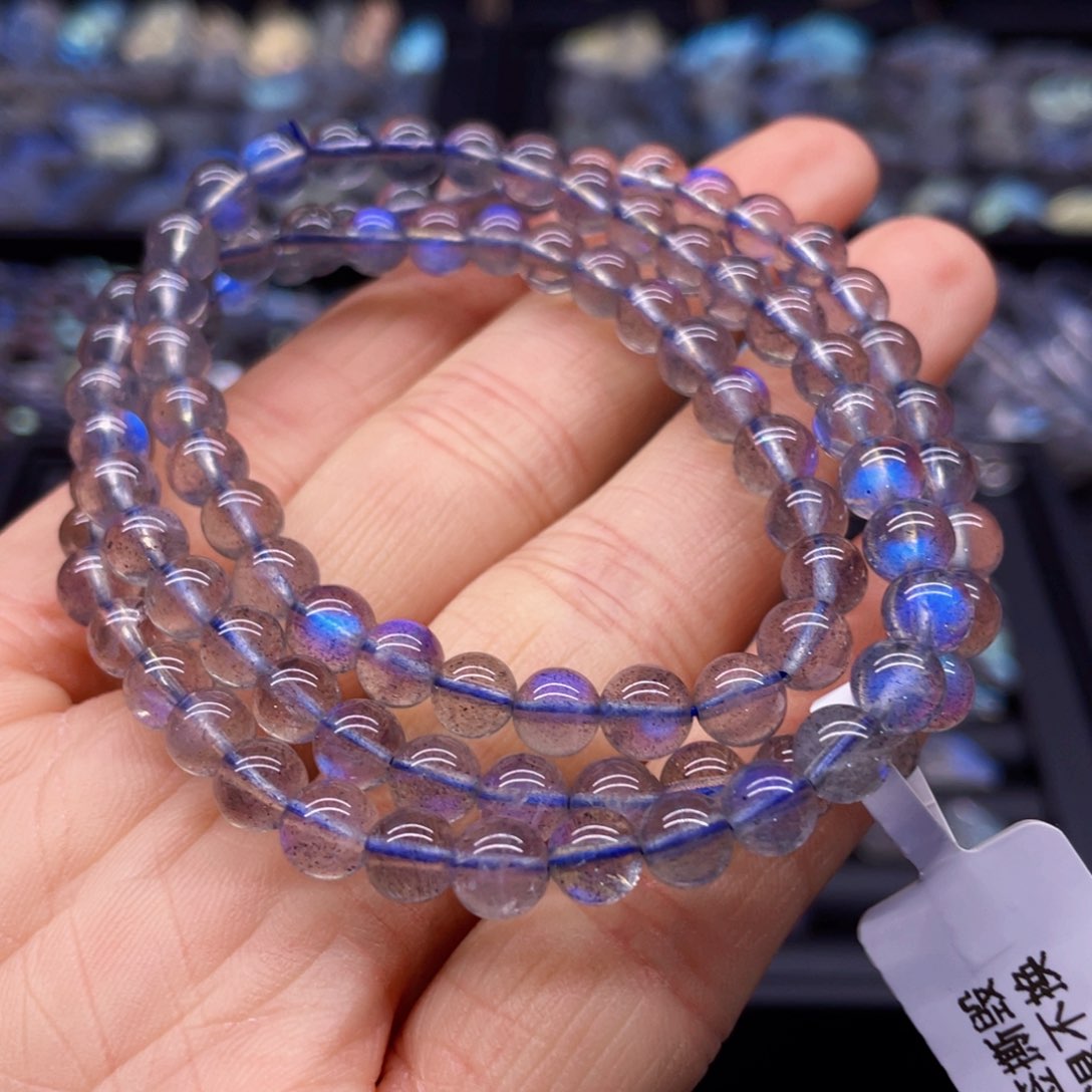 长石手链未镶嵌5.9左右