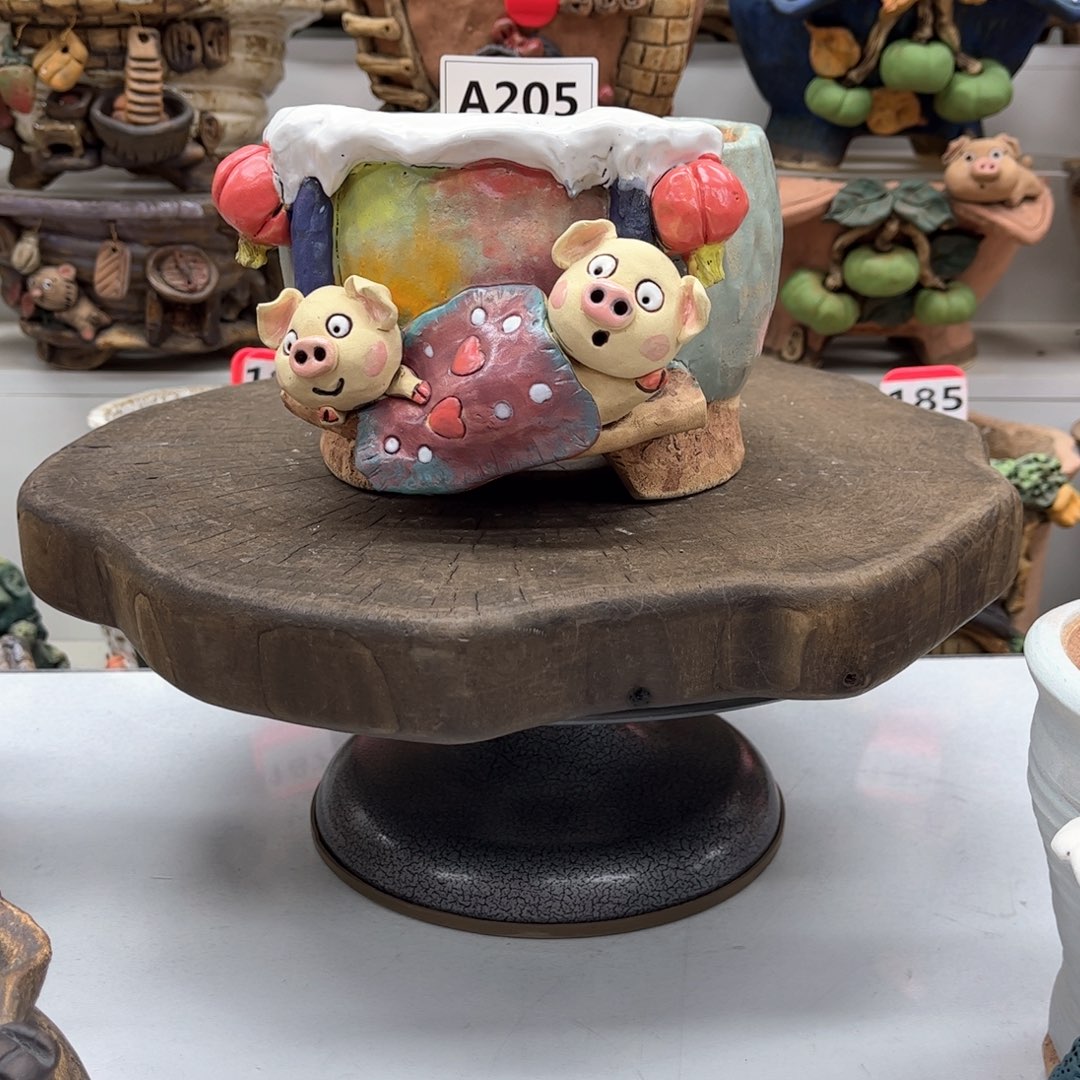 红陶花盆205粗陶