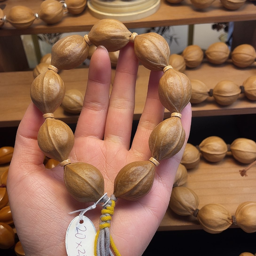 橄榄核手串/手链老**320.28梅林铁核