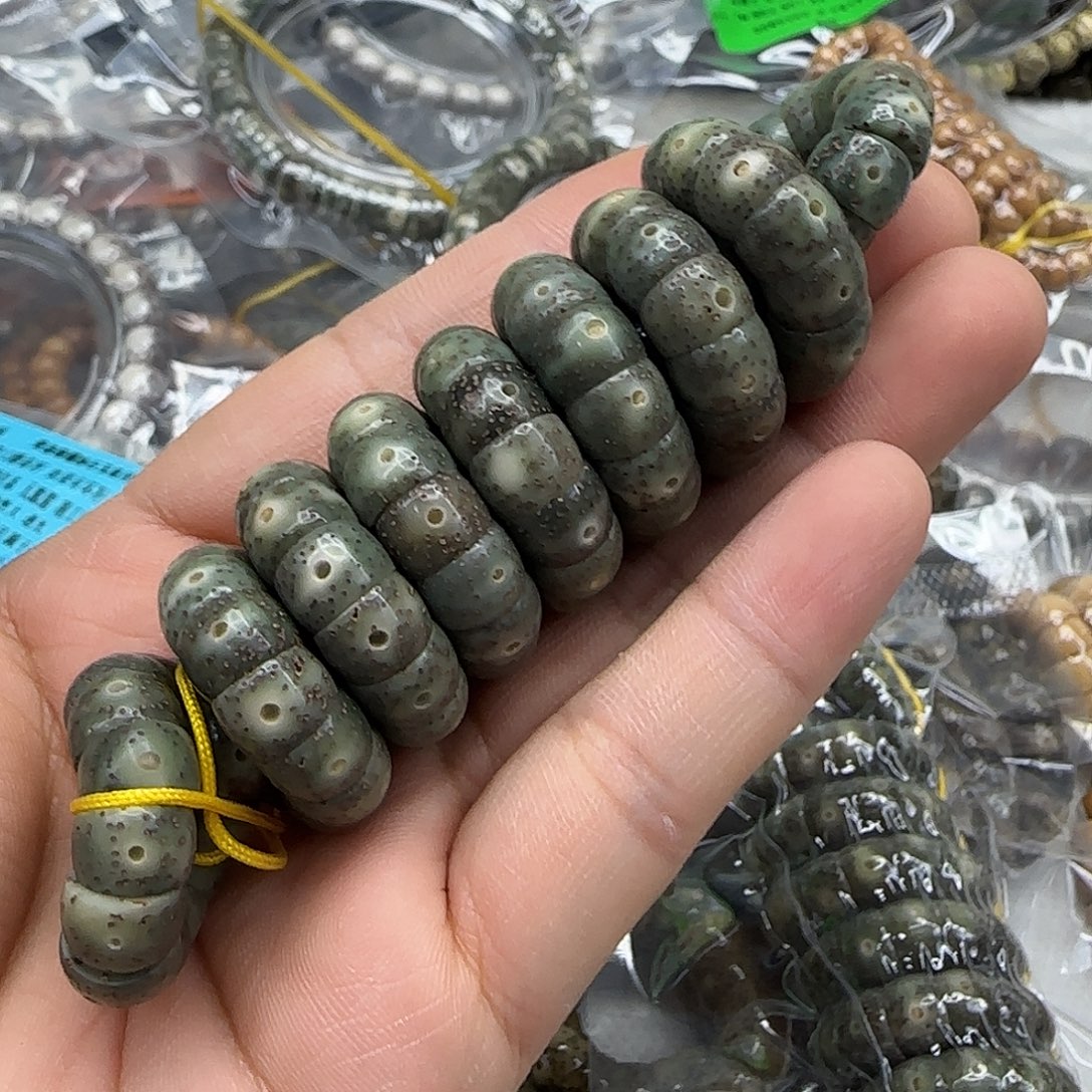 有****星月菩提手串199高端绿星月菩提9-108大肠