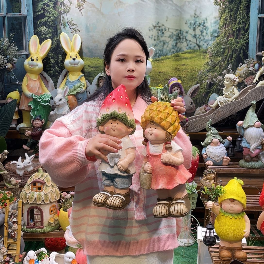 摆件花园摆件红红火火