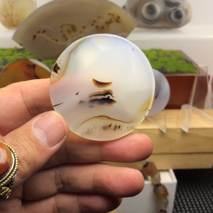 玛瑙/玉髓合金颈饰