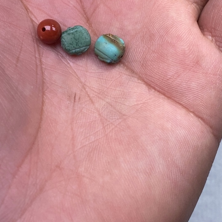 南红玛瑙发饰未镶嵌