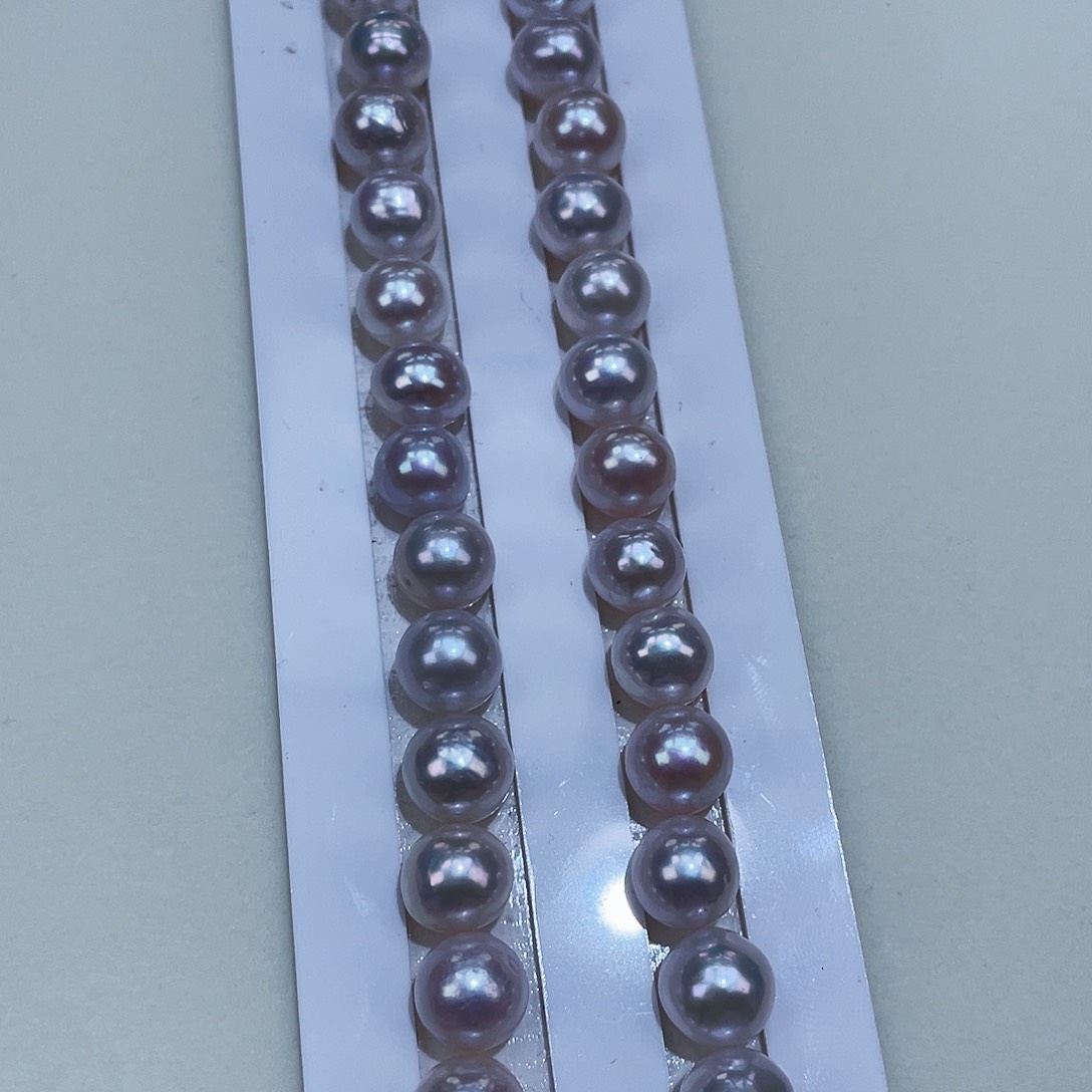 淡水珍珠9/10m爆亮银S925镶嵌勿拍 一号专拍