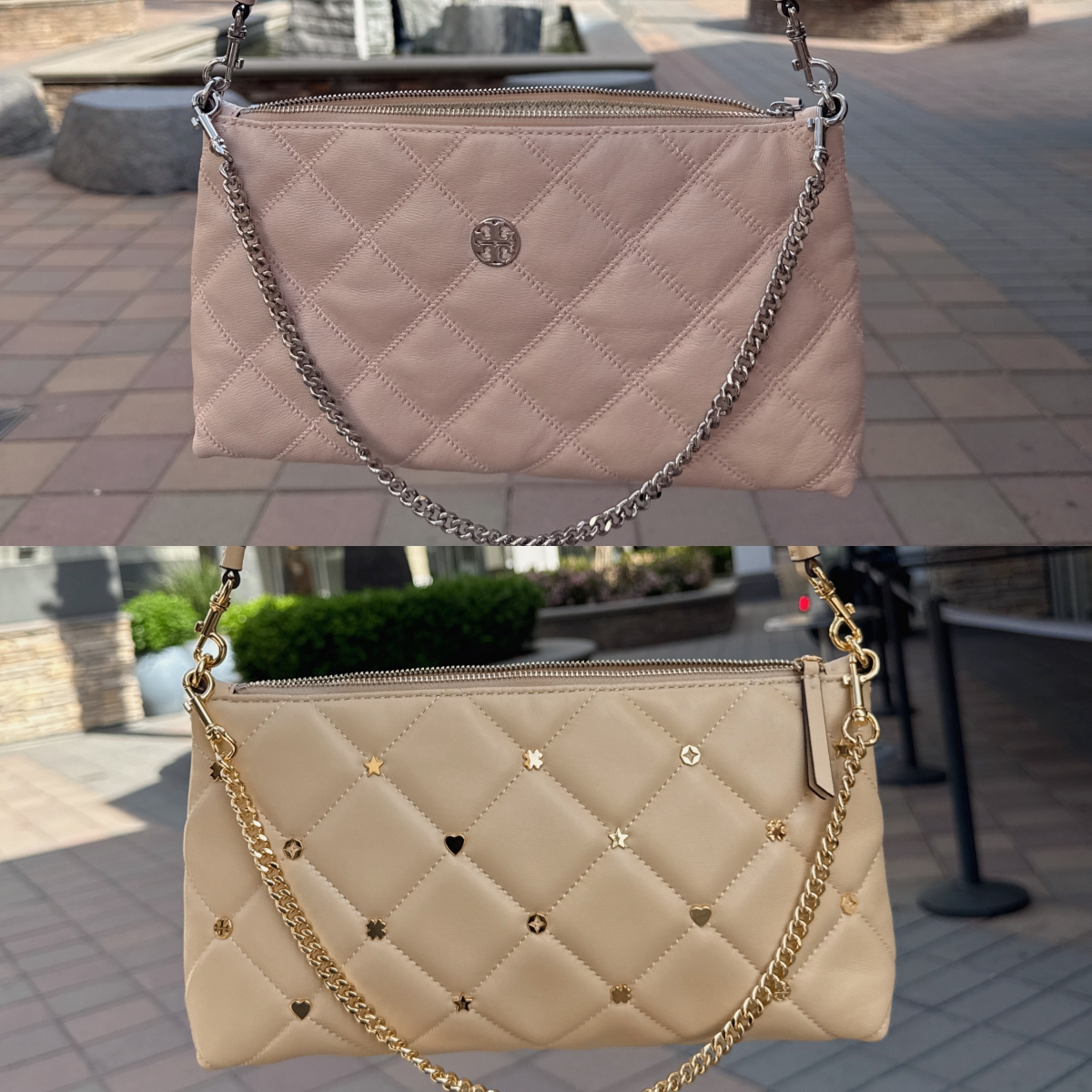 TORY BURCH/汤丽柏琦海外好物菱格Willa小香风链条包腋下包单肩