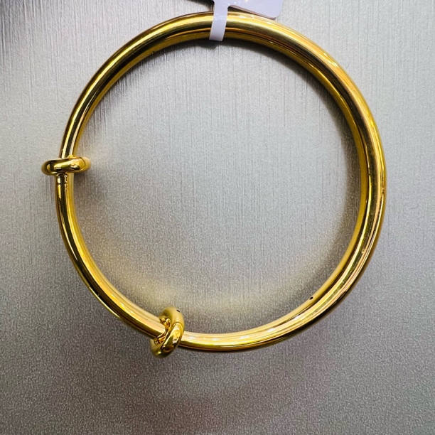 【莹莹专享】足金999 推拉镯 GP  4.94 纳金添福