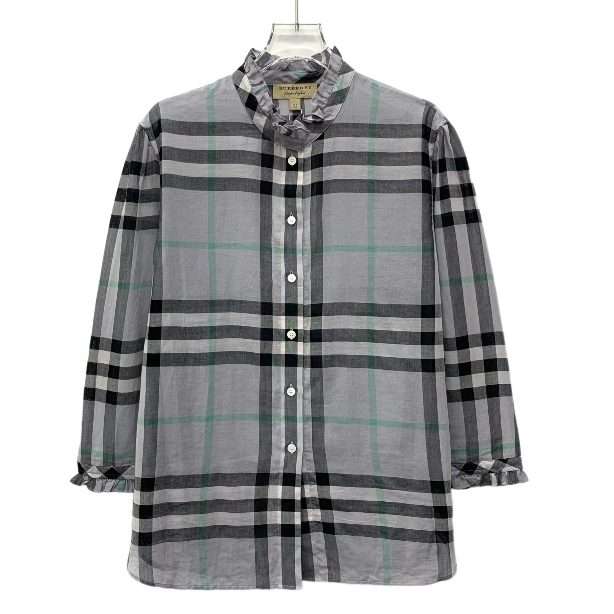 99新 BURBERRY/博柏利 gw0241 格纹衬衫