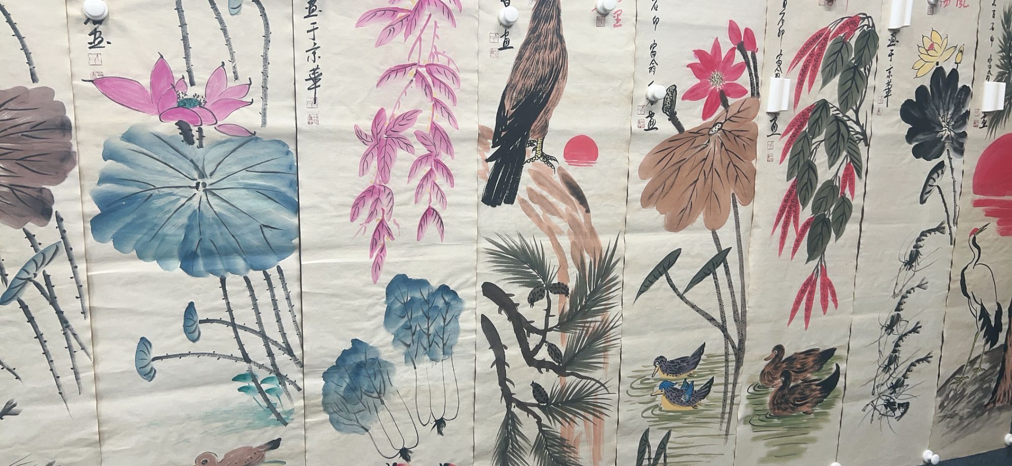 【树新】精品八条屏装饰画通用链接