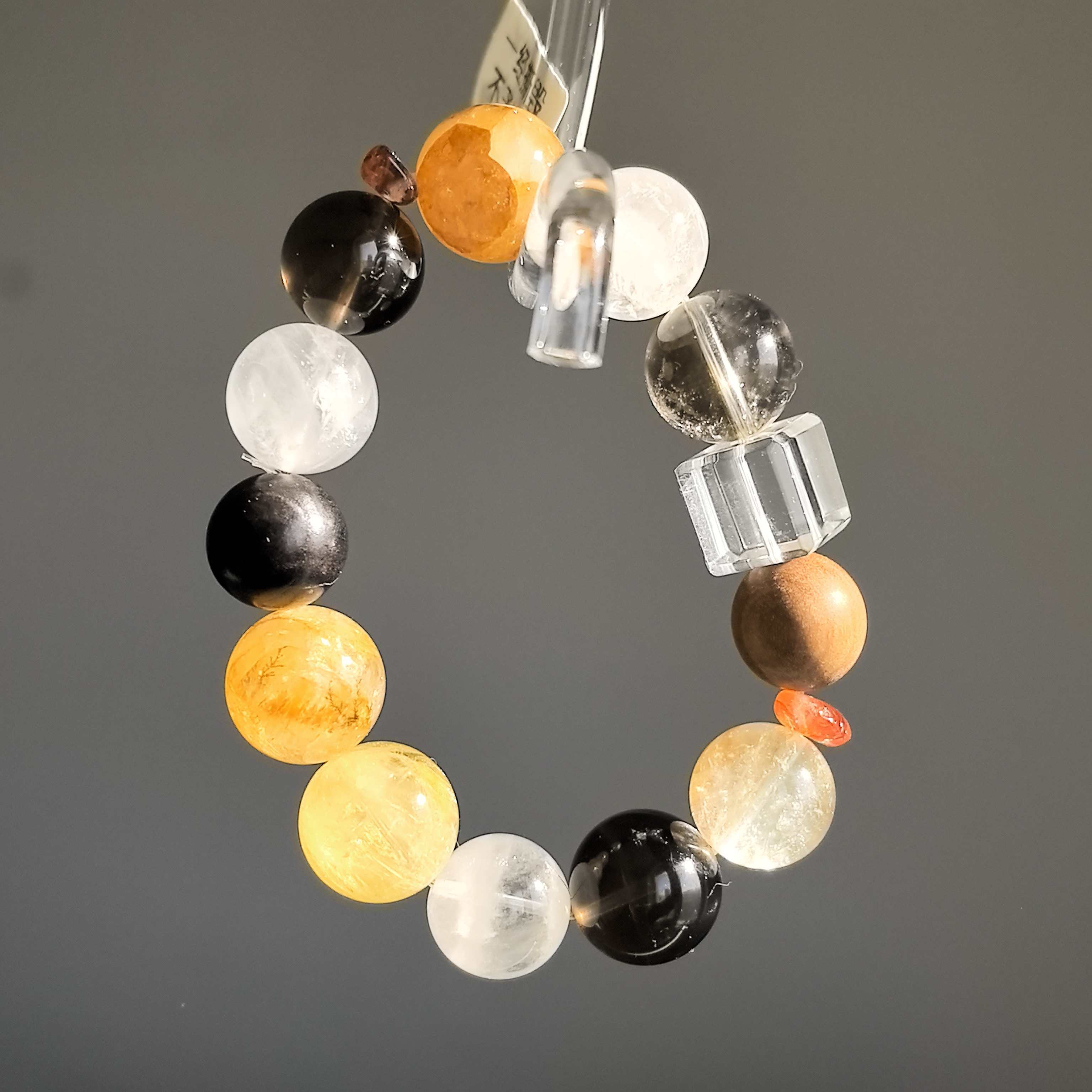 点小黄车序号主播过款1号车下单原创设计水晶手串