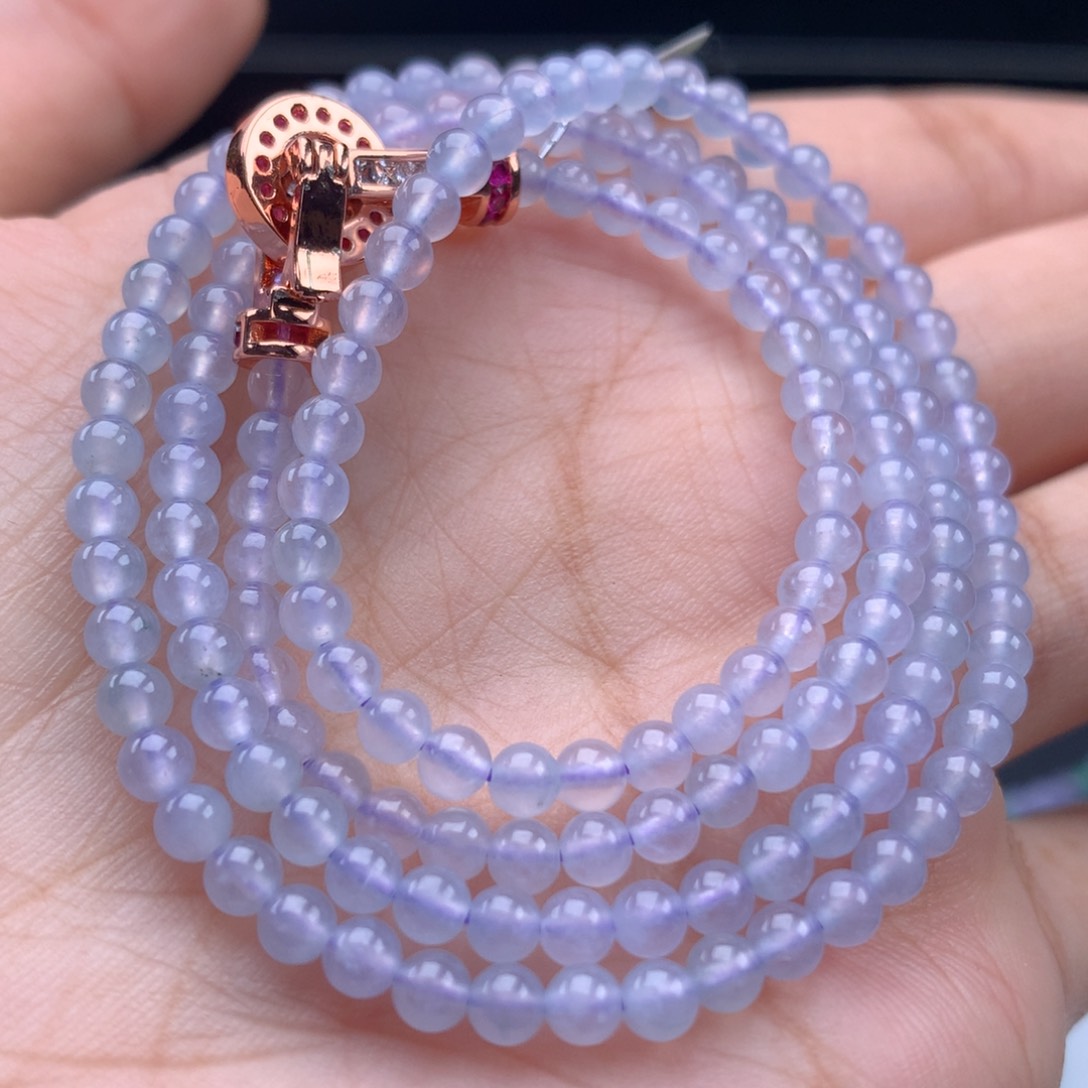 翡翠手链未镶嵌卡