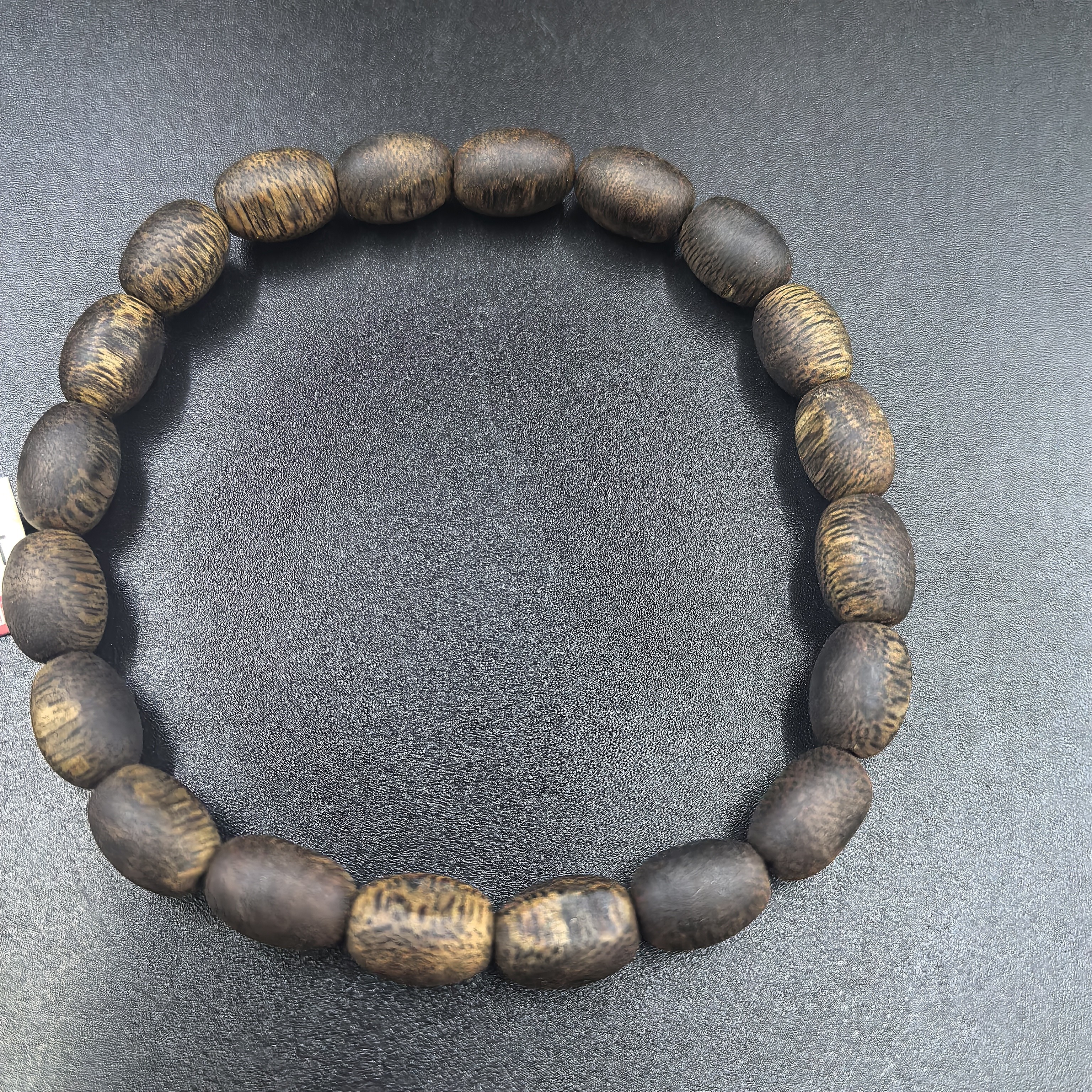 沉香奇楠金沙叶瘤疤随型单圈手串6m 多样性发其一