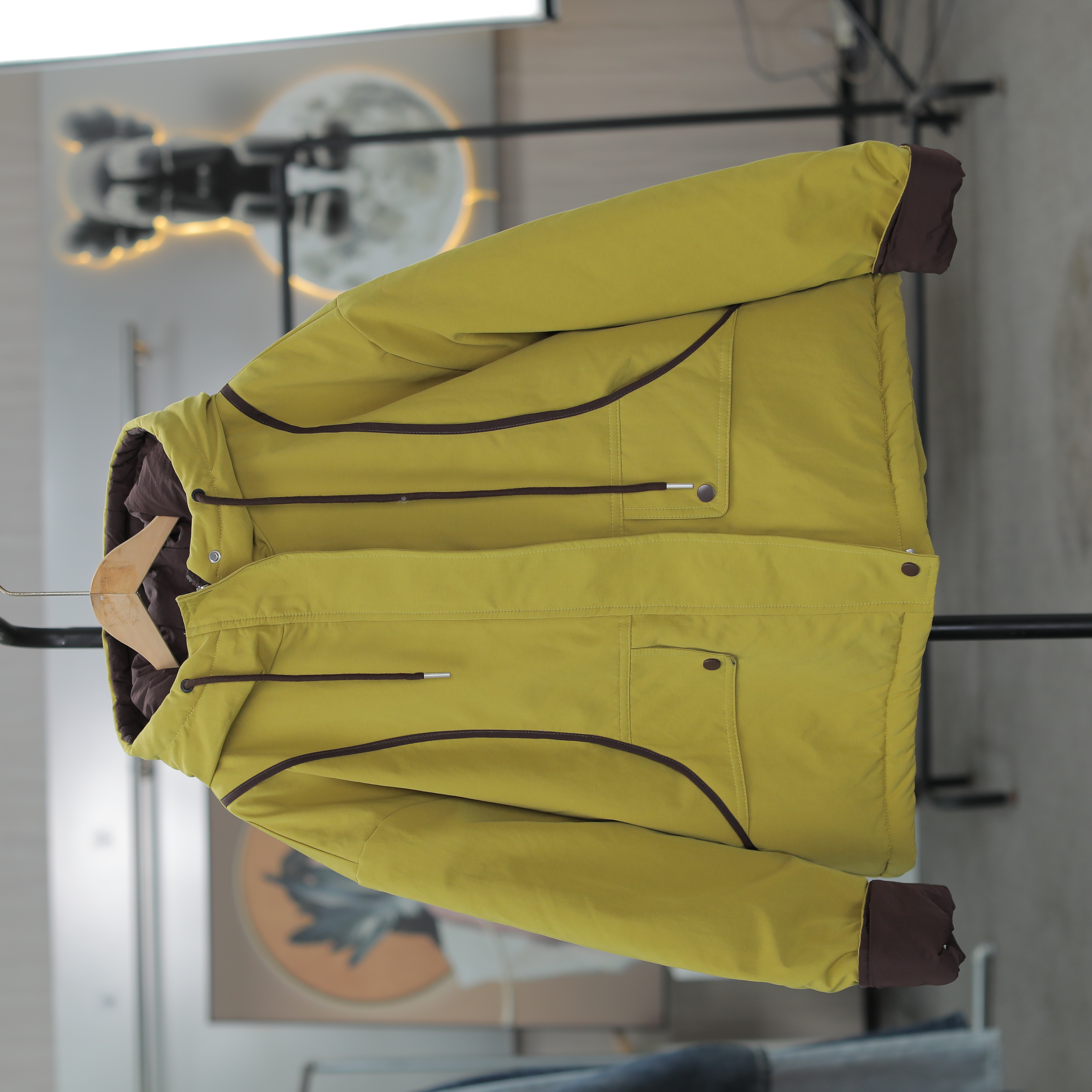 5069冬季胖mm大码加绒派克服