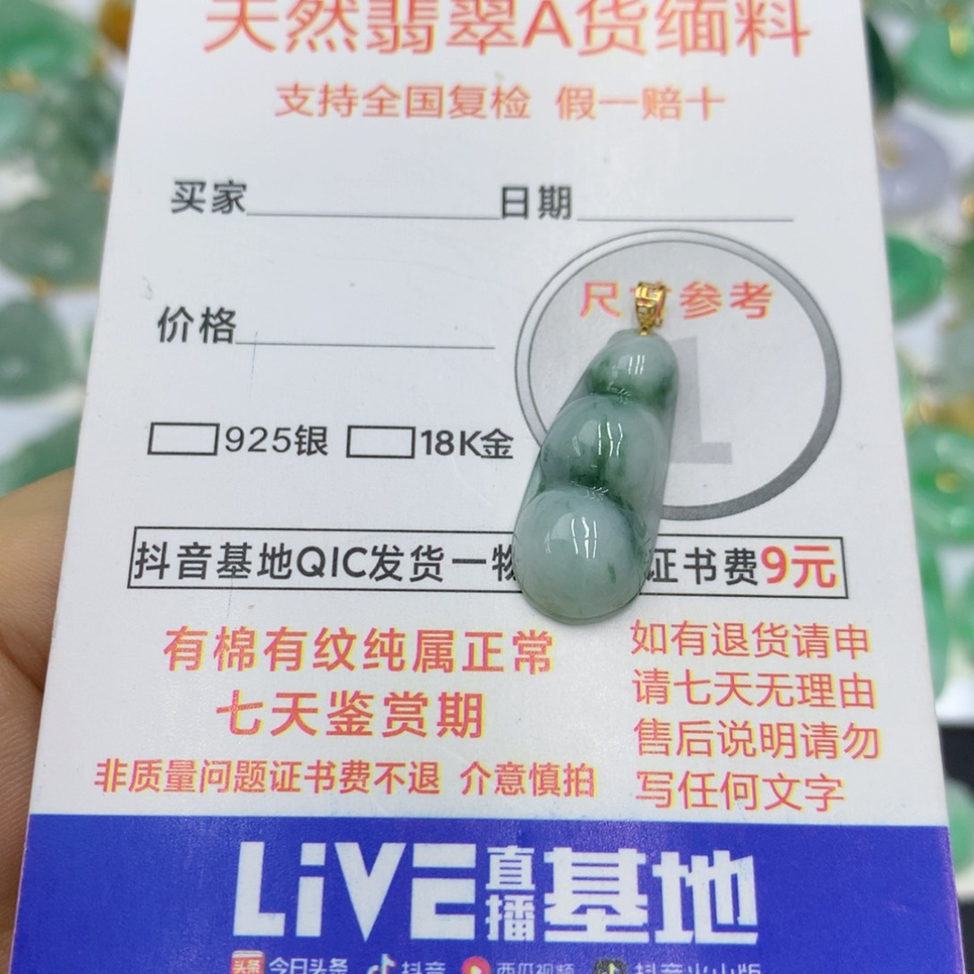 翡翠颈饰未镶嵌翡翠