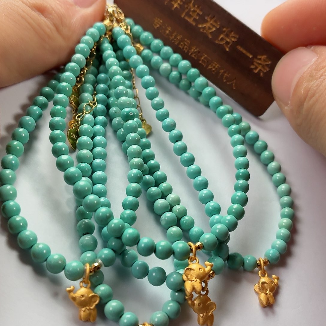 银S925镶嵌绿松石珠宝奇石