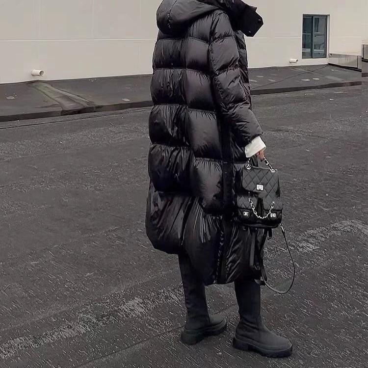 3399新款过膝长款羽绒服