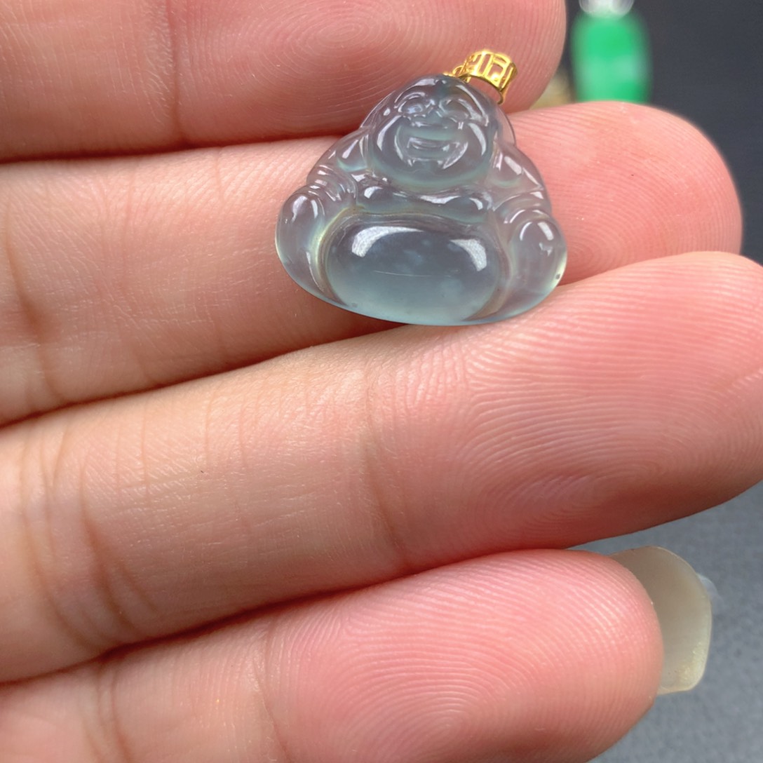 【闪购商品】翡翠18K金镶嵌颈饰翡翠