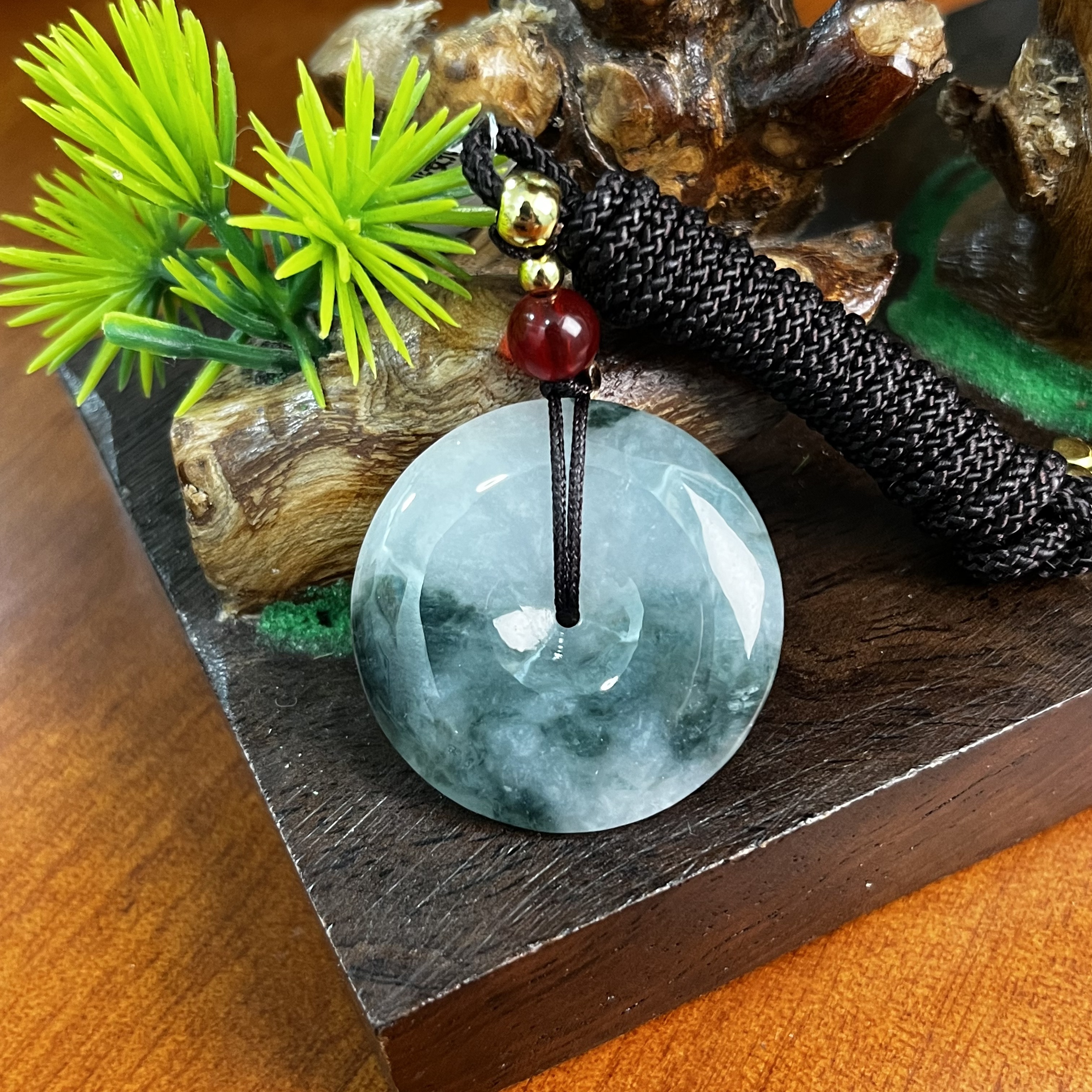 19616天然缅甸A货翡翠-平安扣