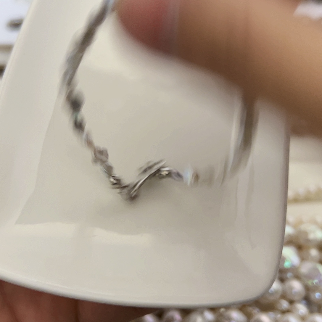 淡水珍珠手串银S925镶嵌