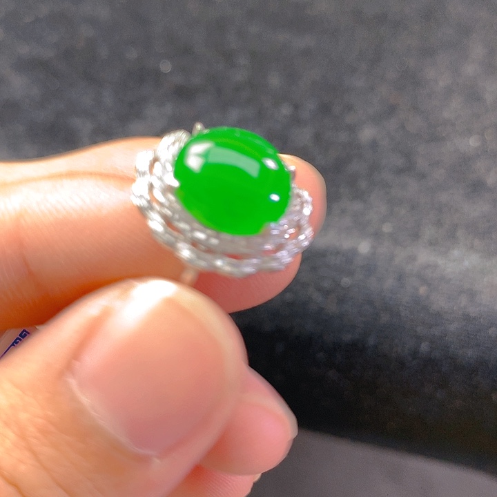 【闪购商品】翡翠颈饰银S925镶嵌翡翠