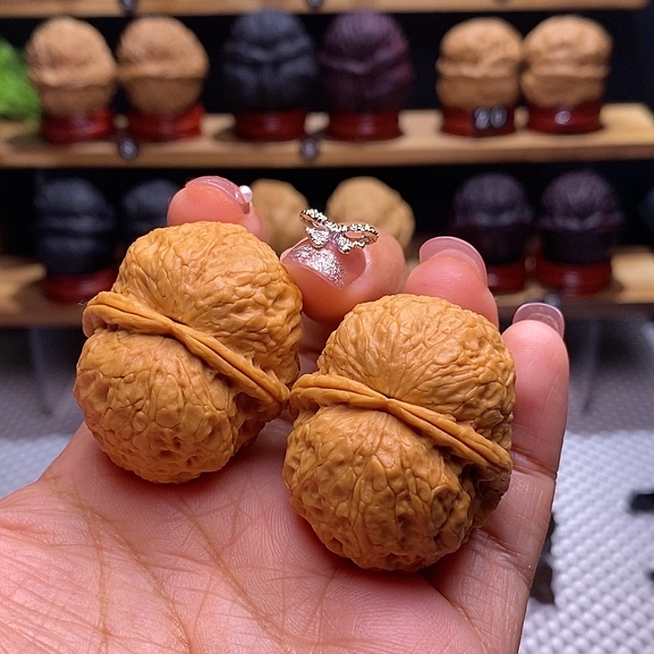 文玩核桃把件仙人翁元宝21