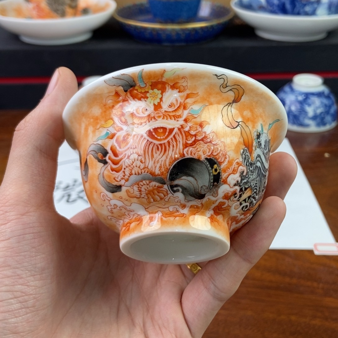 杯景德镇手绘陶瓷艺术