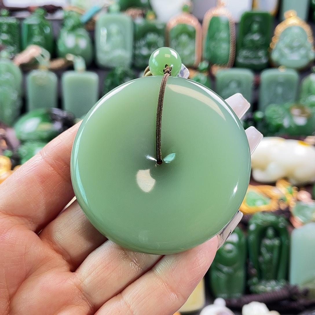 和田玉未镶嵌挂件一*