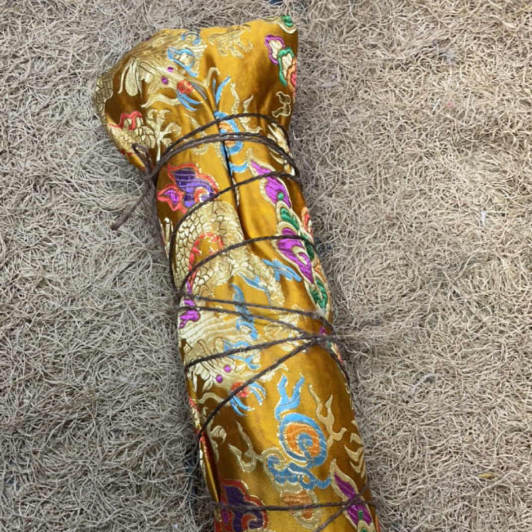 【闪购商品】布包同前见小绿串摆件复古工艺风（不含布/箱）