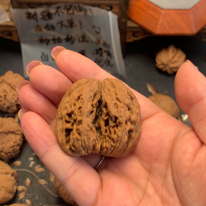 清***九把件文玩核桃南疆