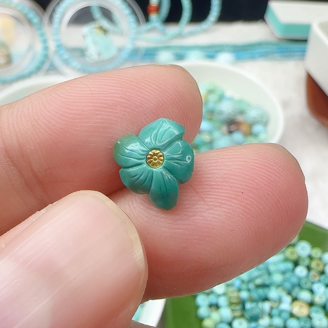 绿松石未镶嵌配饰