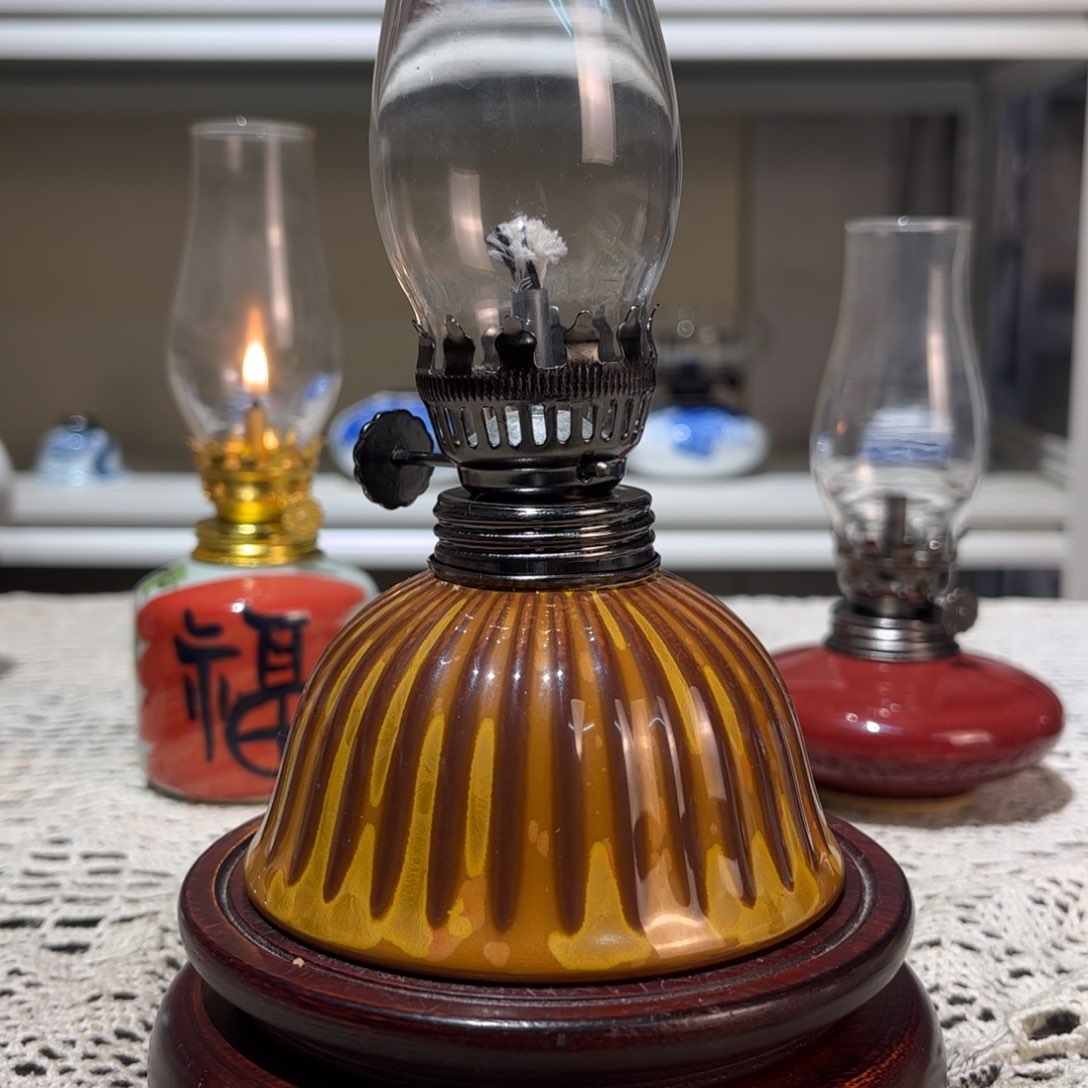 摆件景德镇陶瓷香薰灯