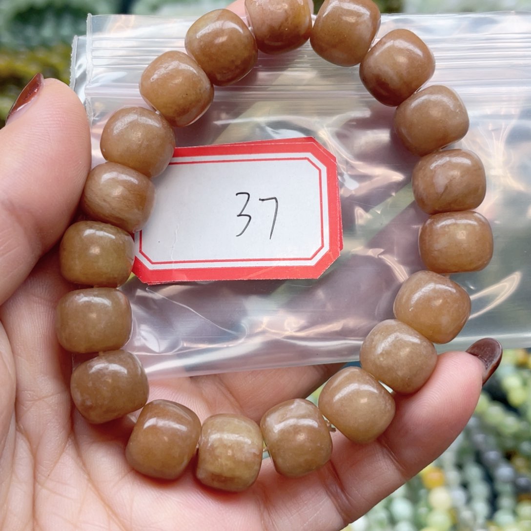 未镶嵌蛇纹石玉手串