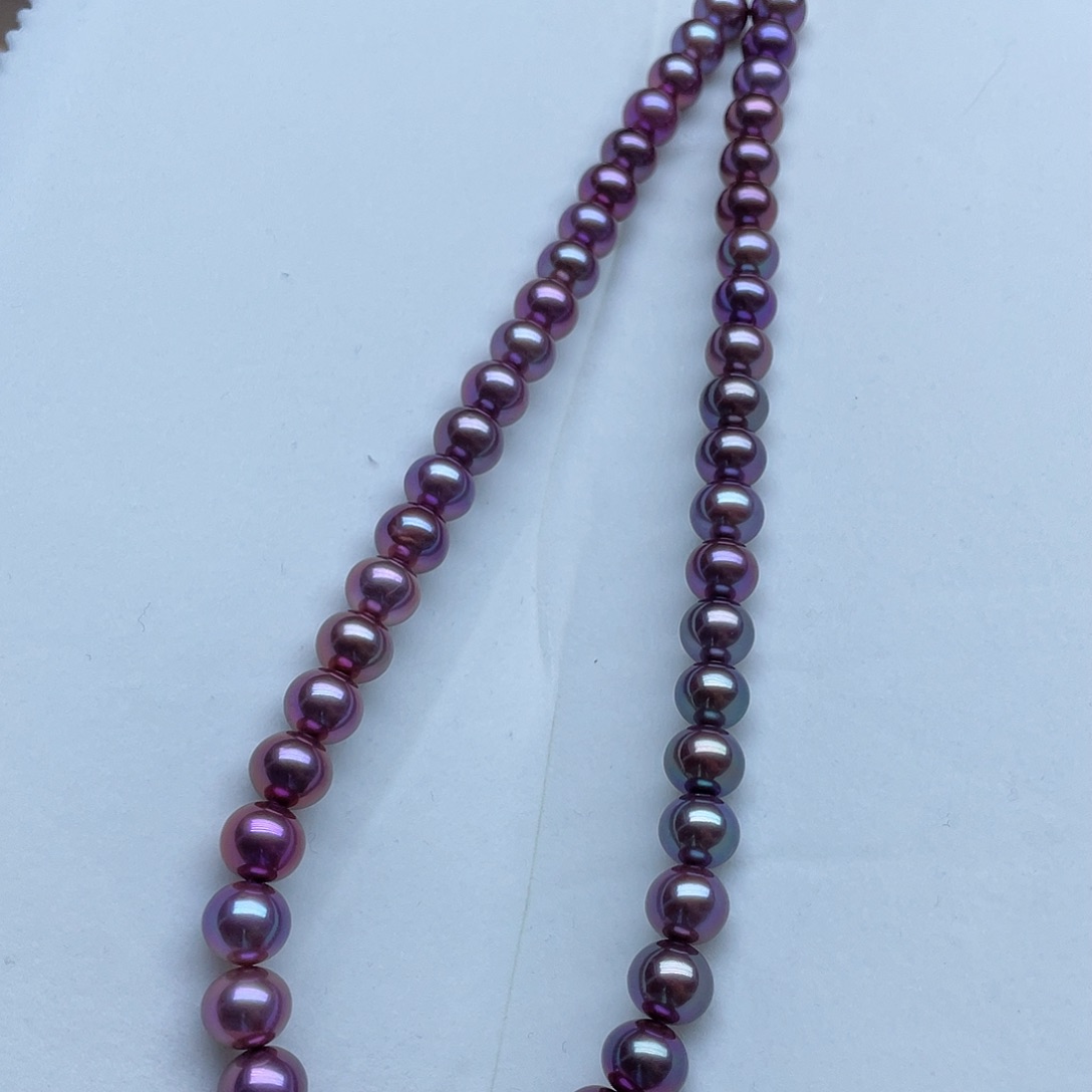 淡水珍珠颈饰银S925镶嵌