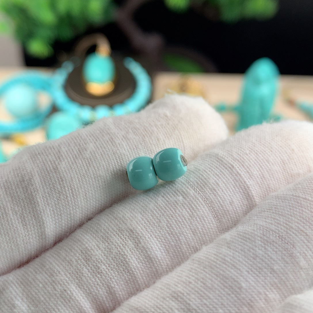 绿松石配珠卡6.5未镶嵌