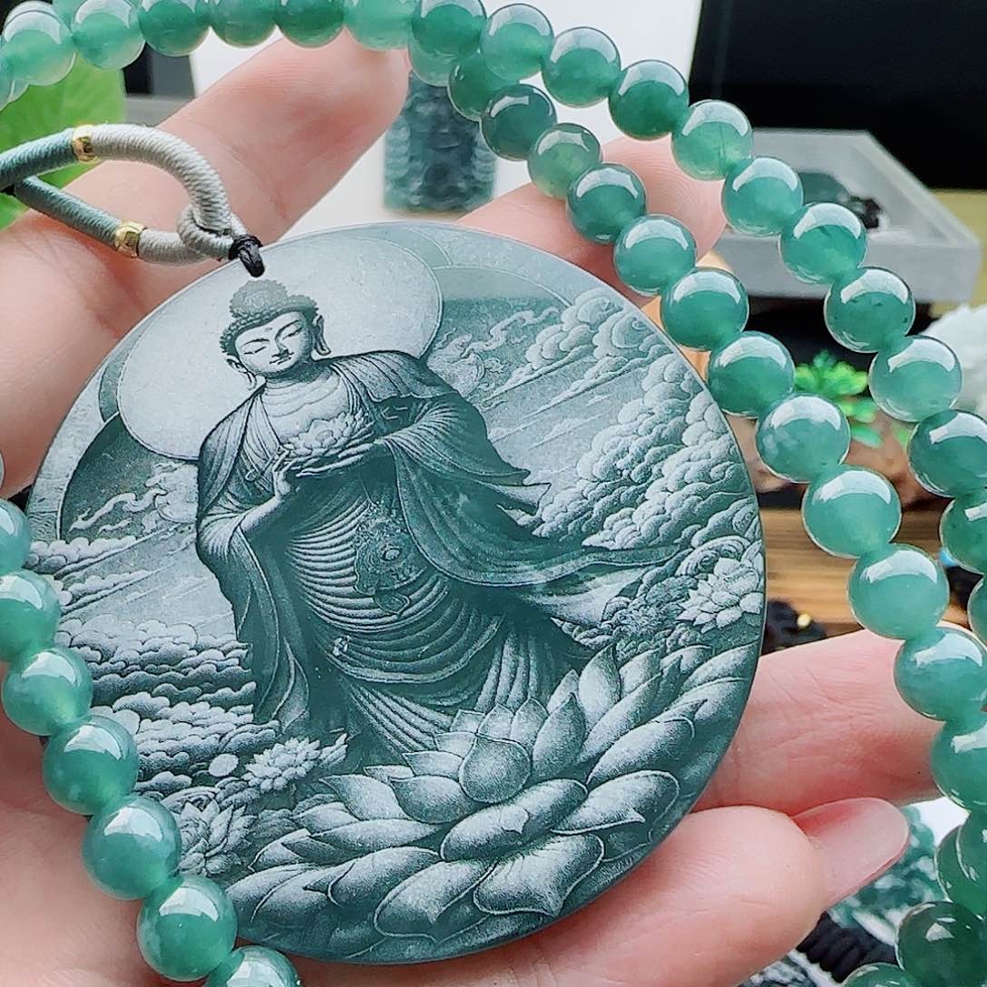 翡翠颈饰未镶嵌8888888888