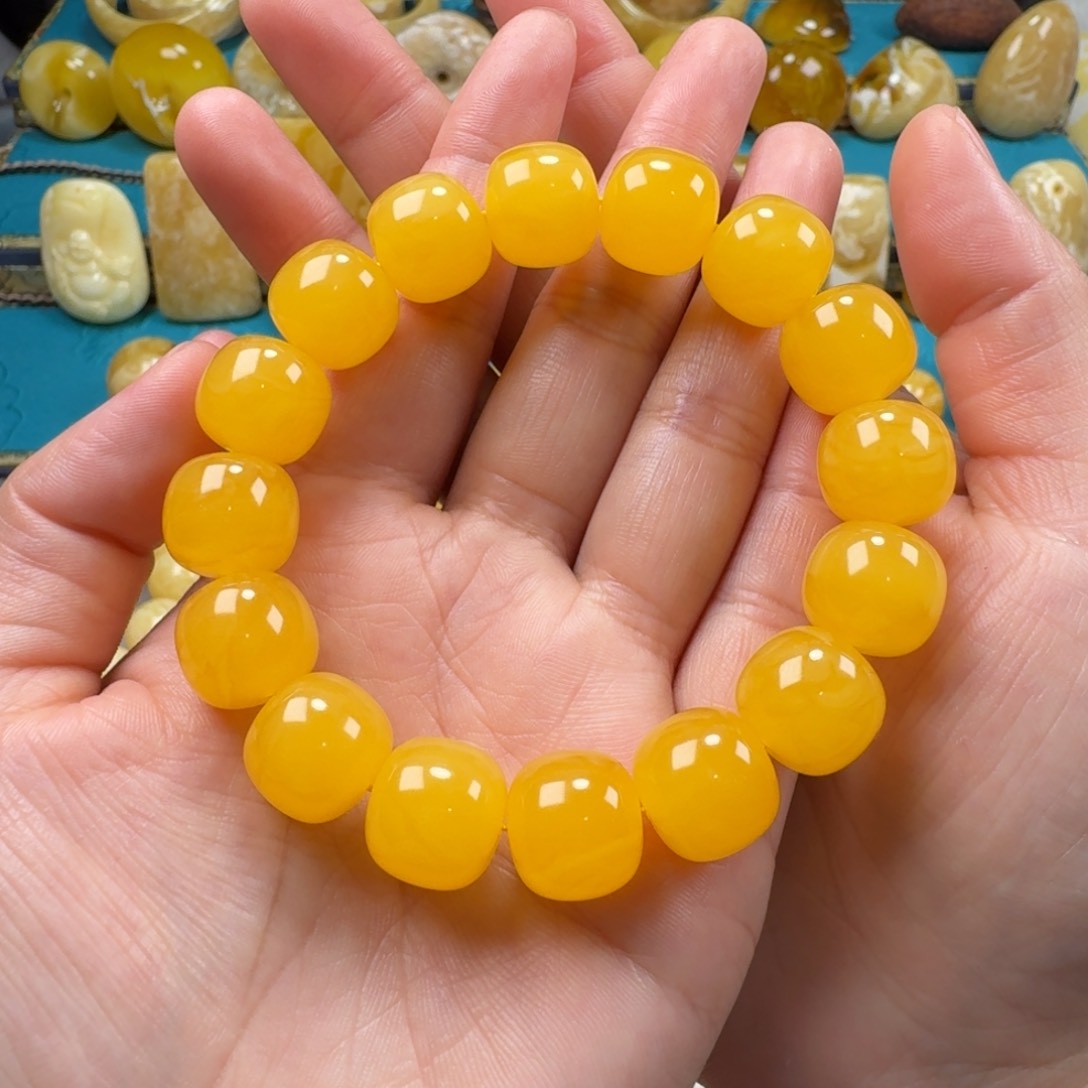 蜜蜡手链未镶嵌蜜蜡