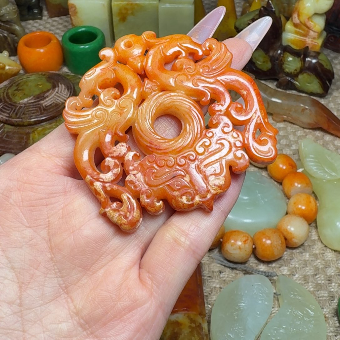 白玉菩提吊坠挂件