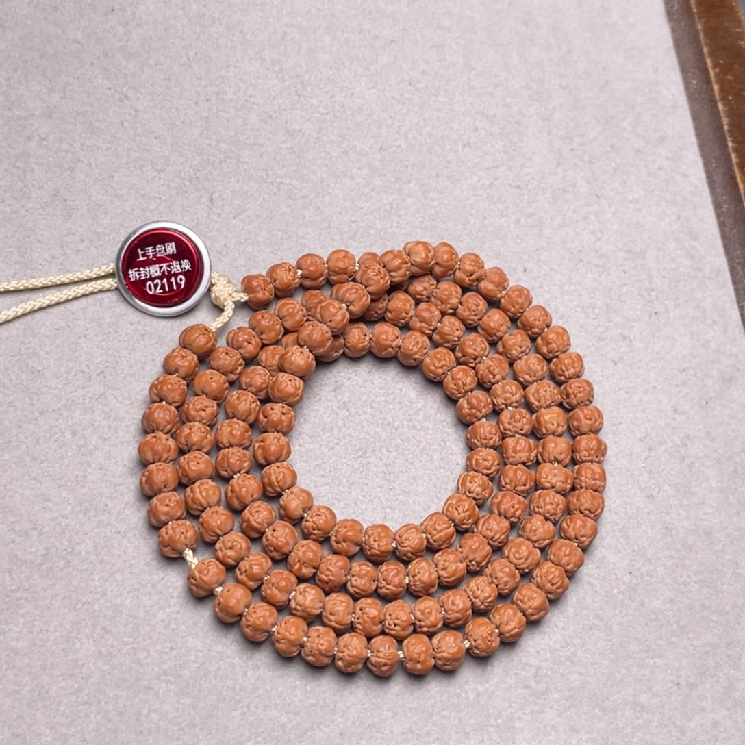 Z***O金刚菩提手串云端梅朵定制款佛手108颗尺寸6