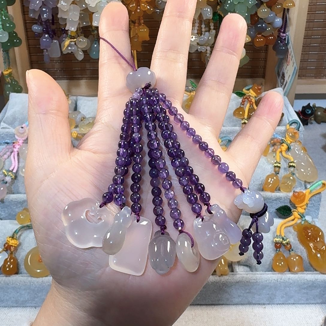 玛瑙/玉髓挂件未镶嵌