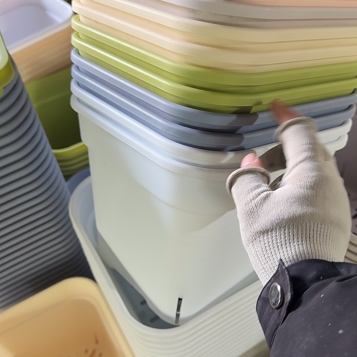 方25口径5个雾霾蓝带托新款